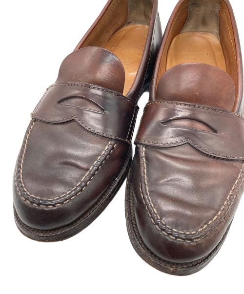 BROOKS BROTHERS（ブルックスブラザーズ）BROOKS BROTHERS (ブルックスブラザーズ) Alden (オールデン) コインローファー ブラウン サイズ:6の古着・服飾アイテム