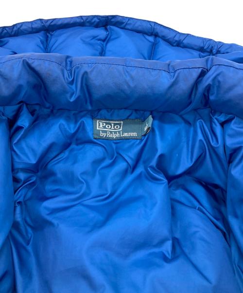 POLO RALPH LAUREN（ポロ・ラルフローレン）POLO RALPH LAUREN (ポロ・ラルフローレン) フーデットダウンジャケット ブルー サイズ:Lの古着・服飾アイテム