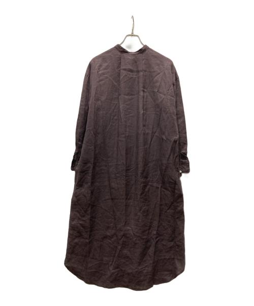 FRAMeWORK（フレームワーク）FRAMeWORK (フレームワーク) FRENCH LINENシャツワンピース ブラウン サイズ:記載なしの古着・服飾アイテム