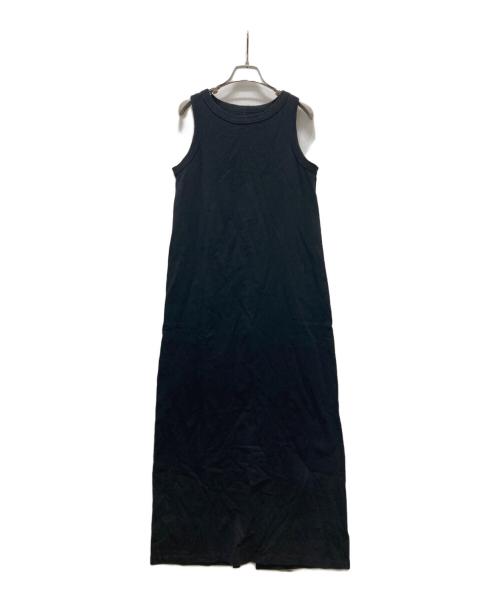 Spick and Span（スピック＆スパン）Spick and Span (スピック＆スパン) 天竺アメスリロングワンピース ブラック サイズ:M 未使用品の古着・服飾アイテム