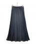 AP STUDIO（エーピーストゥディオ）の古着「フィブリルキュプラスカート」｜ネイビー
