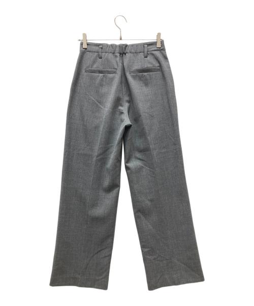 Spick and Span（スピック＆スパン）Spick and Span (スピックアンドスパン) ハイブリッドダブルクロスワンタッチパンツ グレー サイズ:38の古着・服飾アイテム
