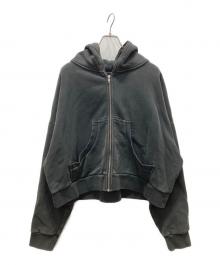 entire studios（エンタイアスタジオ）の古着「ETERNAL ZIP/ジップパーカー」｜ブラック