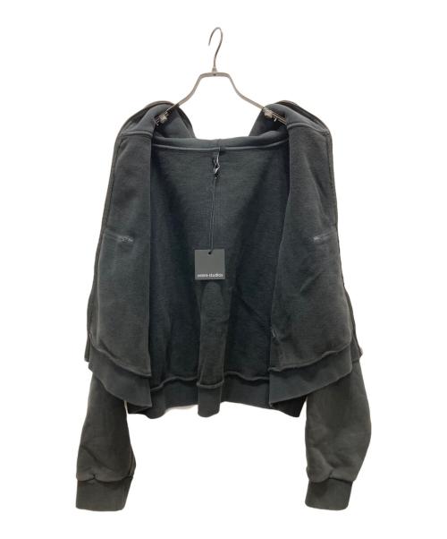 entire studios（エンタイアスタジオ）ENTIRE STUDIOS (エンタイアスタジオ) ETERNAL ZIP/ジップパーカー ブラック サイズ:Sの古着・服飾アイテム