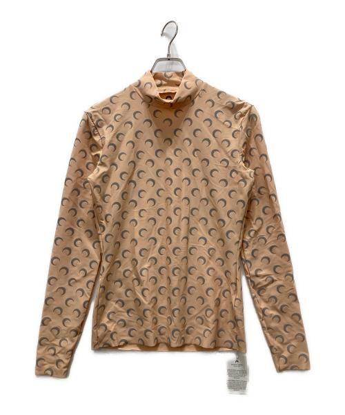 MARINE SERRE（マリーンセル）marine serre (マリーンセル) Second Skin Moon Top ベージュ サイズ:Sの古着・服飾アイテム