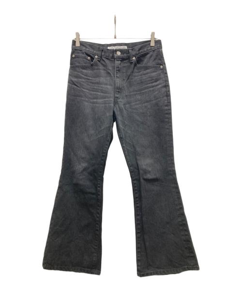 JOHN LAWRENCE SULLIVAN（ジョン ローレンス サリバン）JOHN LAWRENCE SULLIVAN (ジョン ローレンス サリバン) Flared denim pants ブラック サイズ:46の古着・服飾アイテム