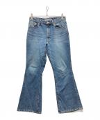 JOHN LAWRENCE SULLIVANジョン ローレンス サリバン）の古着「Flared denim pants」｜インディゴ