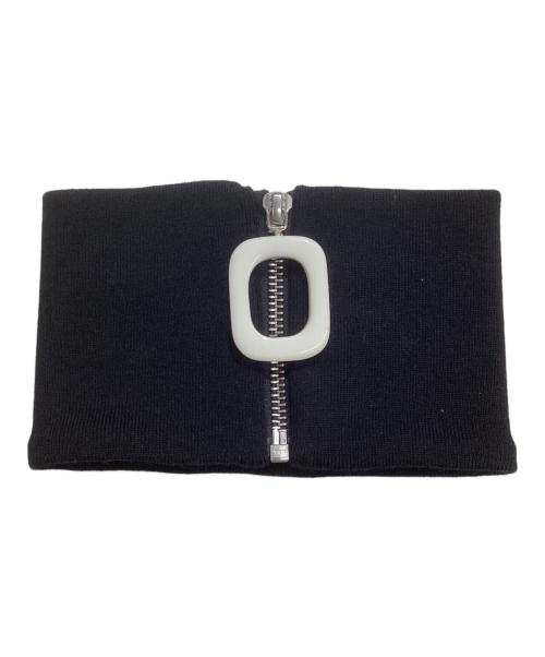 J.W.ANDERSON（ジェイダブリューアンダーソン）J.W.ANDERSON (ジェイダブリューアンダーソン) ジップネックウォーマー ブラックの古着・服飾アイテム