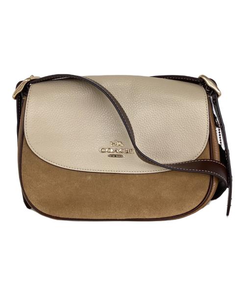 COACH（コーチ）COACH (コーチ) メイシーサドルバッグ ベージュの古着・服飾アイテム