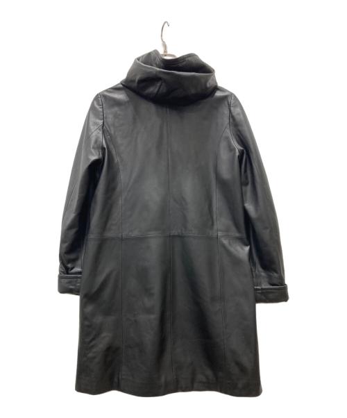 BALMAIN（バルマン）BALMAIN (バルマン) 古着 ラムレザーコート ブラック サイズ:Mの古着・服飾アイテム