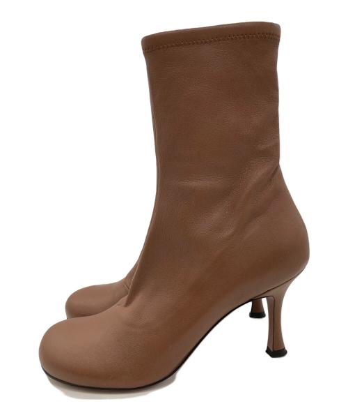 PELLICO（ペリーコ）PELLICO (ペリーコ) ストレッチショートブーツ ブラウン サイズ:38の古着・服飾アイテム