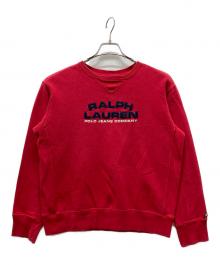 POLO JEANS CO.（ポロジーンズカンパニー）の古着「ロゴスウェット」｜レッド