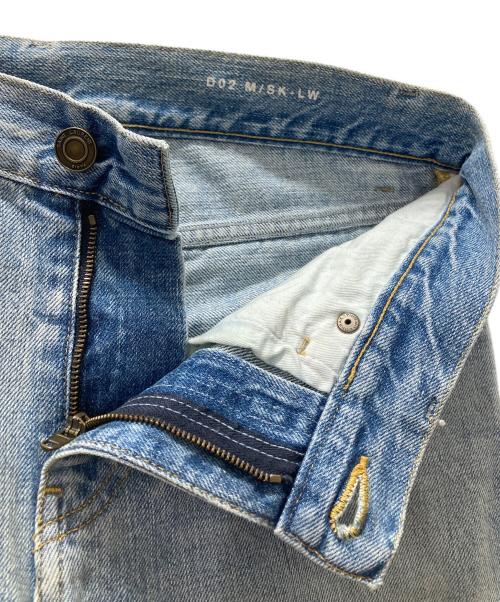 Saint Laurent Paris（サンローランパリ）Saint Laurent Paris (サンローランパリ) ダメージ加工スキニーデニムパンツ ブルー サイズ:27の古着・服飾アイテム