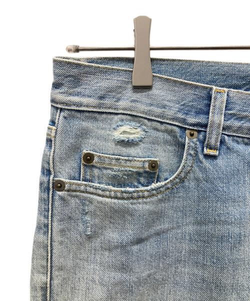 Saint Laurent Paris（サンローランパリ）Saint Laurent Paris (サンローランパリ) ダメージ加工スキニーデニムパンツ ブルー サイズ:27の古着・服飾アイテム
