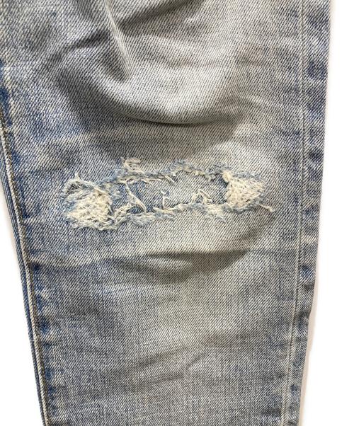 Saint Laurent Paris（サンローランパリ）Saint Laurent Paris (サンローランパリ) ダメージ加工スキニーデニムパンツ ブルー サイズ:27の古着・服飾アイテム
