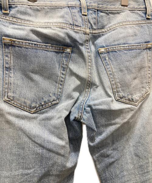 Saint Laurent Paris（サンローランパリ）Saint Laurent Paris (サンローランパリ) ダメージ加工スキニーデニムパンツ ブルー サイズ:27の古着・服飾アイテム