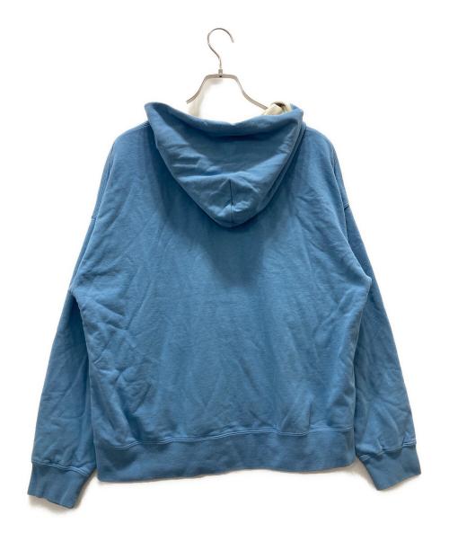 VISVIM（ビズビム）VISVIM (ビズビム) JUMBO SB DUAL HOODIE F.Z. DMGD スカイブルー サイズ:4の古着・服飾アイテム