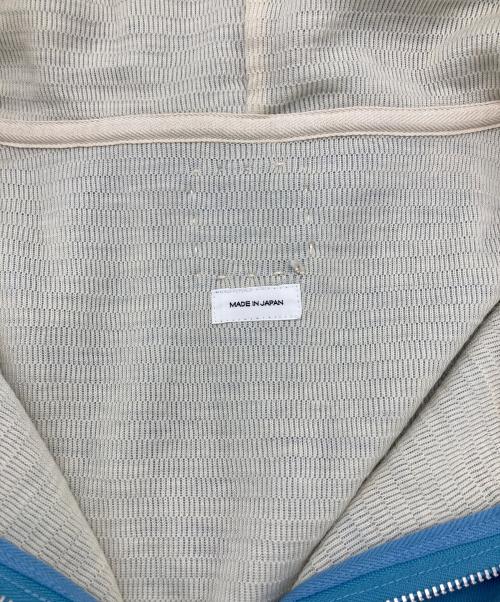 VISVIM（ビズビム）VISVIM (ビズビム) JUMBO SB DUAL HOODIE F.Z. DMGD スカイブルー サイズ:4の古着・服飾アイテム