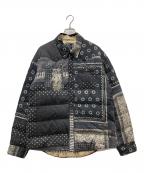VISVIMビズビム）の古着「23AW KERCHIEF DOWN JACKET」｜ブラック