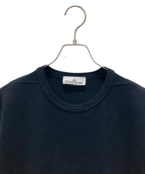 STONE ISLAND（ストーンアイランド）STONE ISLAND (ストーンアイランド) ワッペンロゴスウェット ネイビー サイズ:Mの古着・服飾アイテム
