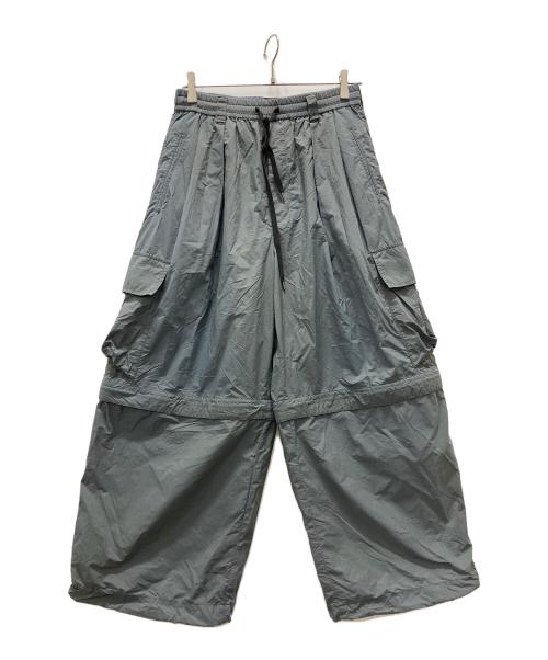 MAISON SPECIAL（メゾンスペシャル）MAISON SPECIAL (メゾンスペシャル) ハイパーウォータープルーフタフタ2WAYプライムワイドカーゴパンツ オリーブ サイズ:00の古着・服飾アイテム