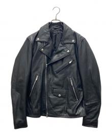 JACKROSE（ジャックローズ）の古着「ダブルライダースジャケット」｜ブラック