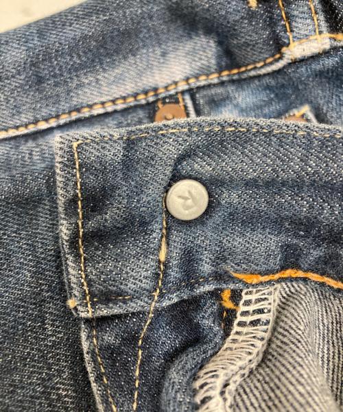 45rpm（45アールピーエム）45rpm (45アールピーエム) 45R刺繍セルビッチデニムパンツ インディゴ サイズ:W26の古着・服飾アイテム