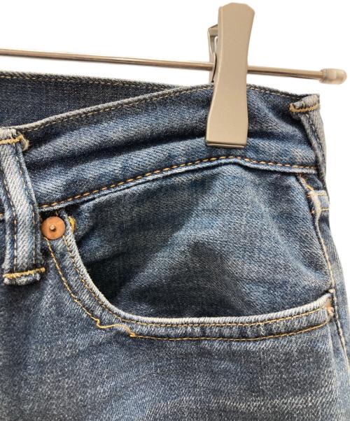 45rpm（45アールピーエム）45rpm (45アールピーエム) 45R刺繍セルビッチデニムパンツ インディゴ サイズ:W26の古着・服飾アイテム