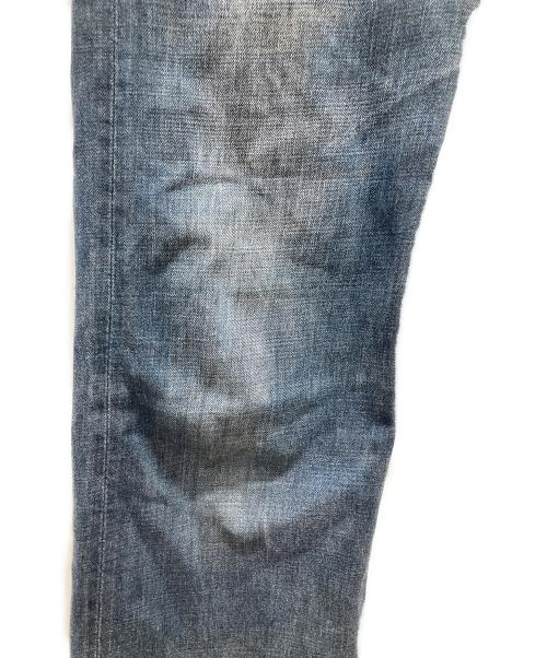 45rpm（45アールピーエム）45rpm (45アールピーエム) 45R刺繍セルビッチデニムパンツ インディゴ サイズ:W26の古着・服飾アイテム