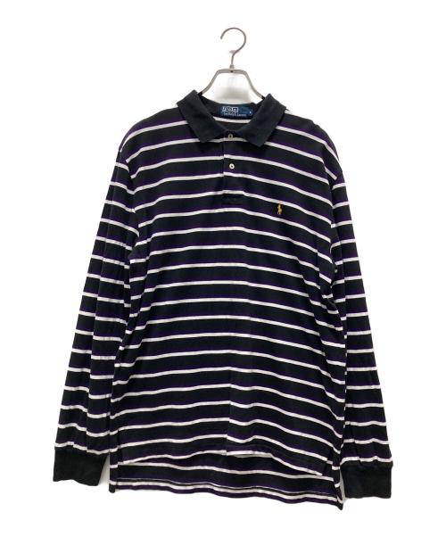 POLO RALPH LAUREN（ポロ・ラルフローレン）POLO RALPH LAUREN (ポロ・ラルフローレン) 長袖ポロシャツ ブラック サイズ:Lの古着・服飾アイテム