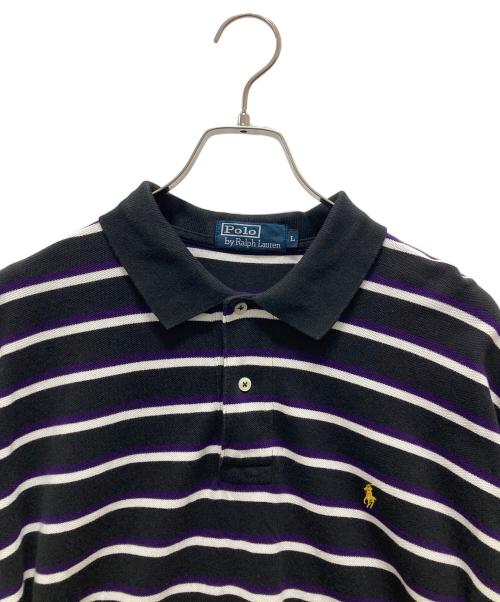 POLO RALPH LAUREN（ポロ・ラルフローレン）POLO RALPH LAUREN (ポロ・ラルフローレン) 長袖ポロシャツ ブラック サイズ:Lの古着・服飾アイテム