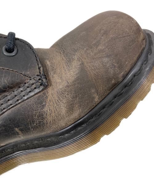 Dr.Martens（ドクターマーチン）Dr.Martens (ドクターマーチン) スチールトゥ バレットホール 10ホールブーツ ブラウン サイズ:UK8の古着・服飾アイテム