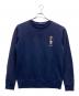 POLO RALPH LAUREN（ポロ・ラルフローレン）の古着「ワンポイント ポロベア刺繍スウェット」｜ネイビー