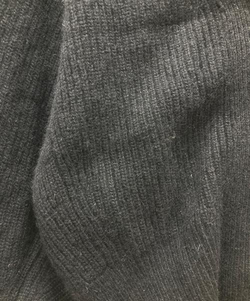 Adam et Rope（アダム エ ロペ）Adam et Rope (アダム エ ロペ) ファーニットカーディガン ブラック サイズ:Fの古着・服飾アイテム