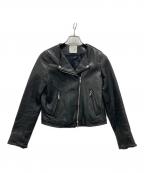 UNITED TOKYOユナイテッドトーキョー）の古着「ラムライダースジャケット」｜ブラック