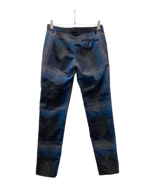 PAUL SMITH（ポールスミス）Paul Smith (ポールスミス) チェック柄スラックス ブラック サイズ:40の古着・服飾アイテム