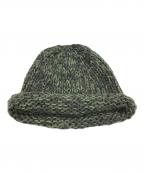 Indietro Associationインディエトロアソシエーション）の古着「Roll Knit Cap」｜黄緑