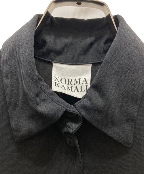 norma kamali（ノーマカマリ）norma kamali (ノーマカマリ) シャツワンピース ブラック サイズ:Mの古着・服飾アイテム
