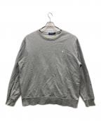 POLO RALPH LAURENポロ・ラルフローレン）の古着「クルーネックスウェット」｜グレー