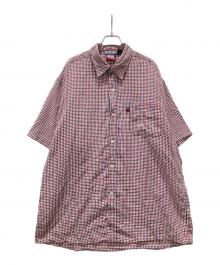 Coogi（クージー）の古着「BIGシルエット 半袖チェックシャツ」｜レッド