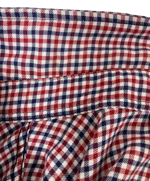 Coogi（クージー）COOGI (クージー) BIGシルエット 半袖チェックシャツ レッド サイズ:XXLの古着・服飾アイテム