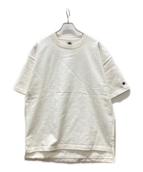 Champion（チャンピオン）Champion (チャンピオン) 半袖クルーネックスウェット ホワイト サイズ:Lの古着・服飾アイテム