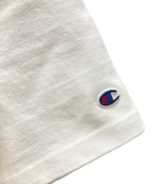 Champion（チャンピオン）Champion (チャンピオン) 半袖クルーネックスウェット ホワイト サイズ:Lの古着・服飾アイテム