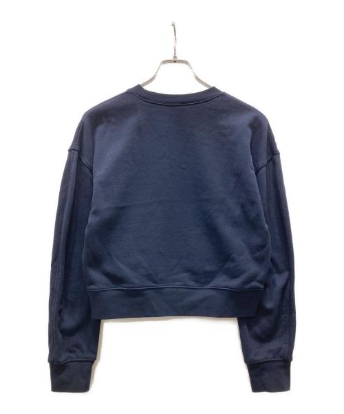 MARITHE+FRANCOIS GIRBAUD（マリテフランソワジルボー）MARITHE+FRANCOIS GIRBAUD (マリテフランソワジルボー) クルーネックスウェット ネイビー サイズ:Sの古着・服飾アイテム