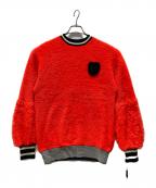 DOUBLE STANDARD CLOTHINGダブルスタンダードクロージング）の古着「Dロゴボアスウェット」｜レッド