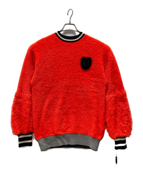 DOUBLE STANDARD CLOTHING（ダブルスタンダードクロージング）DOUBLE STANDARD CLOTHING (ダブルスタンダードクロージング) Dロゴボアスウェット レッド サイズ:38 未使用品の古着・服飾アイテム