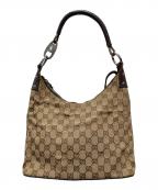 GUCCIグッチ）の古着「GGキャンバス ワンショルダーバッグ」｜ブラウン