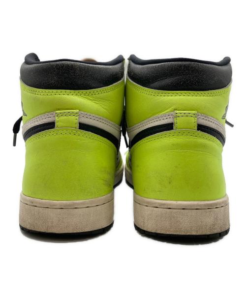 NIKE（ナイキ）NIKE (ナイキ) ハイカットスニーカー イエロー サイズ:27.5の古着・服飾アイテム