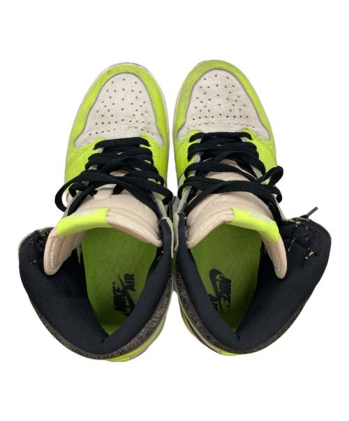 NIKE（ナイキ）NIKE (ナイキ) ハイカットスニーカー イエロー サイズ:27.5の古着・服飾アイテム