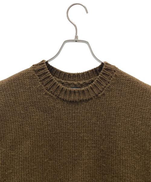 BATONER（バトナ―）BATONER (バトナ―) ニットベスト ブラウン サイズ:2の古着・服飾アイテム